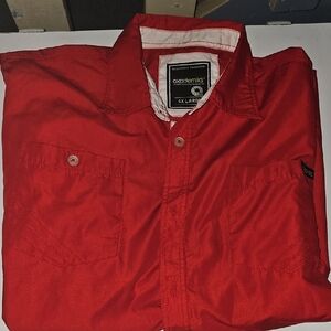 Akademiks Red Button-Up Shirt 4X Large